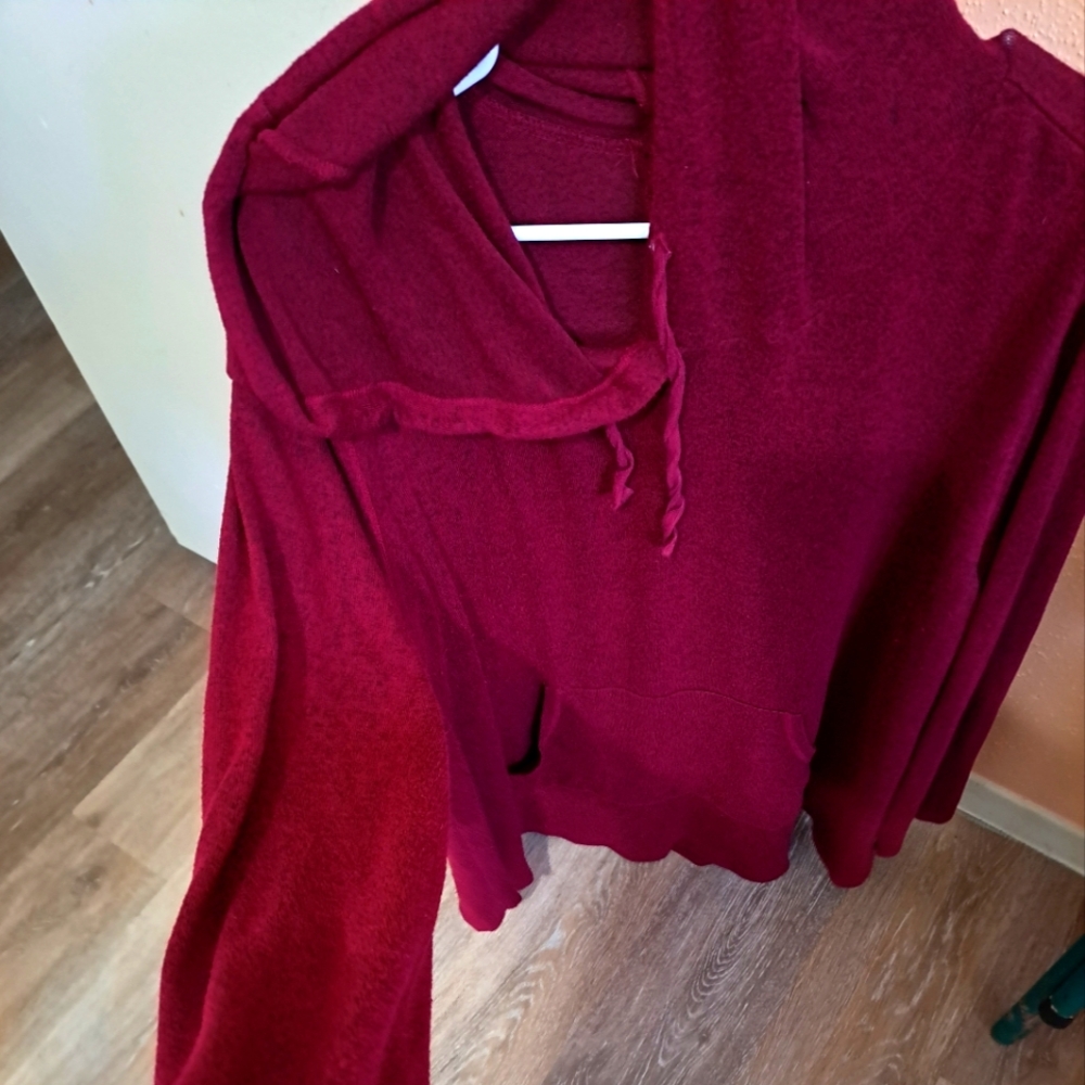 Lane Bryant active wear shirts with hood size 22/24 $10.each